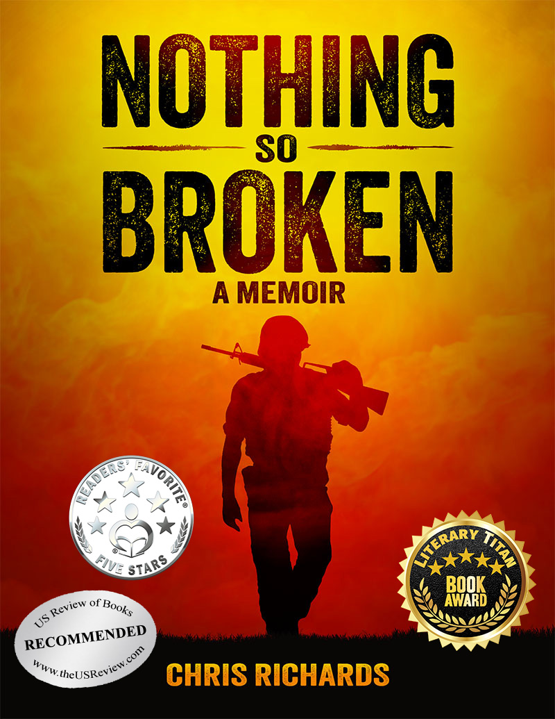The cover of 'Nothing So Broken', a memoir by Chris Richards